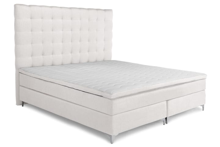 Sänkypaketti Relax Premium 210x210 Medium/Medium Lateksi - Beige - Jenkkisängyt - Sänkypaketti