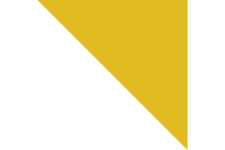 Parvisänky Ridino 94x224 cm - Valkoinen/Keltainen - Kerrossängyt