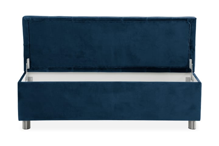 Sängynpäätyarkku Rebeca 140 cm - Sininen - Sängynpäätylaatikko - Sängynpäätypenkki - Makuuhuoneen säilytys