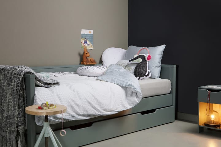 Sänkylaatikko Sparrow  94x198 cm - Vihreä - Makuuhuoneen säilytys - Sänkylaatikko