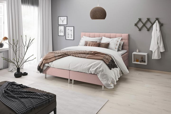 Sängynpääty Suset 160 cm - Vaaleanpunainen - Sängynpääty