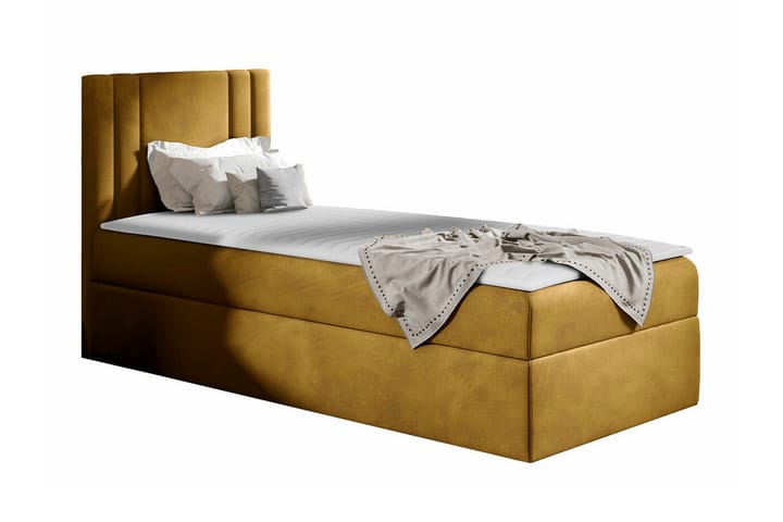 Sängynrunko Betvallen 100x200 cm - Keltainen - Sänkykehikot & sängynrungot
