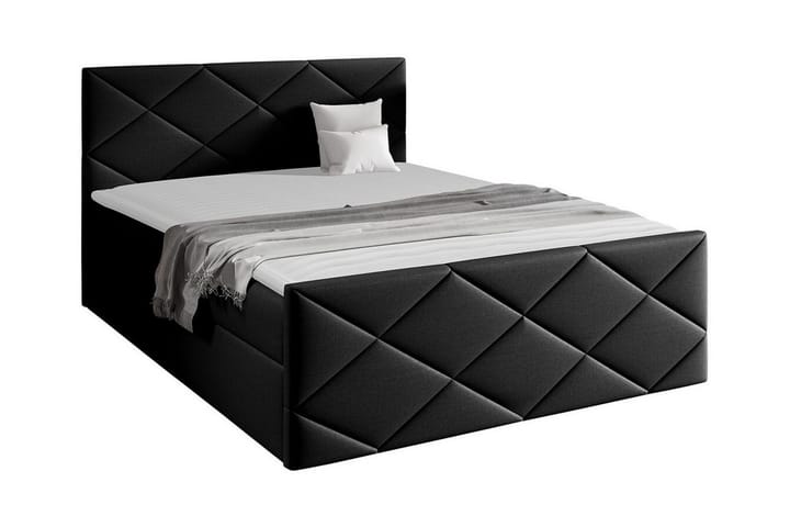 Sängynrunko Boisdale 140x200 cm - Musta - Sänkykehikot & sängynrungot