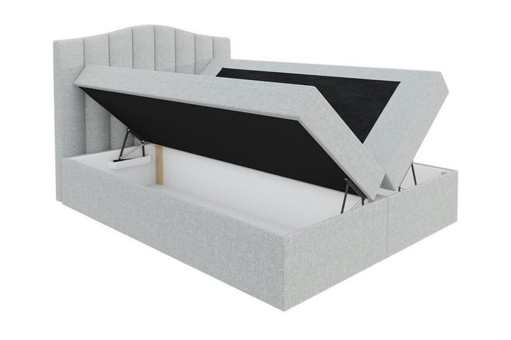 Sängynrunko Herstello 140x200 cm - Tummanharmaa - Sänkykehikot & sängynrungot