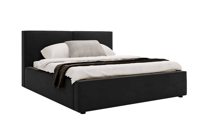 Sängynrunko Knocklong 140x200 cm - Musta - Sänkykehikot & sängynrungot