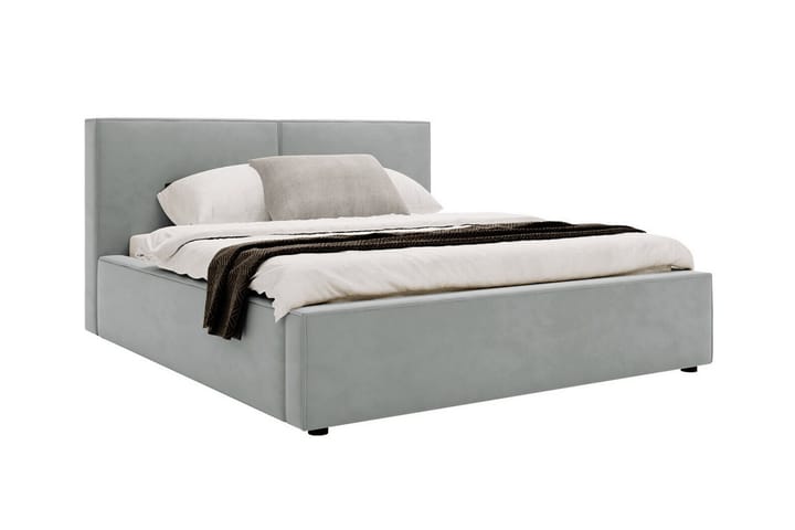 Sängynrunko Knocklong 140x200 cm - Vaaleanharmaa - Sänkykehikot & sängynrungot