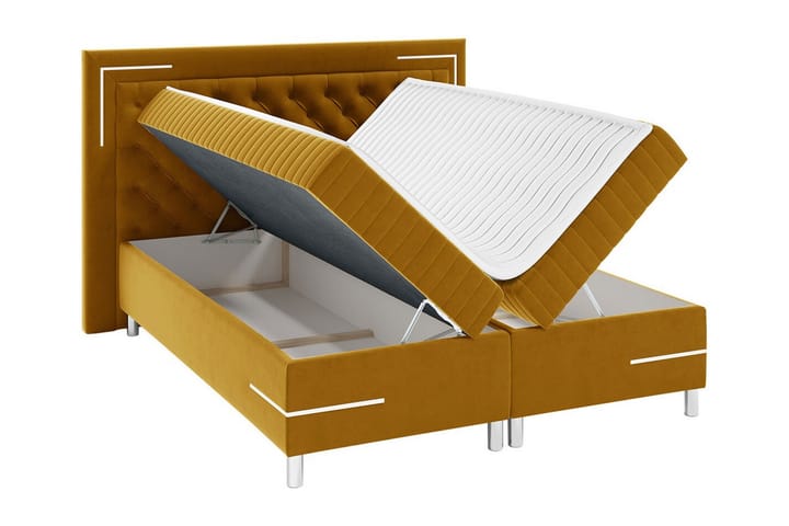 Sängynrunko Lillsel 120x200 cm - Beige/Vaaleabeige - Sänkykehikot & sängynrungot