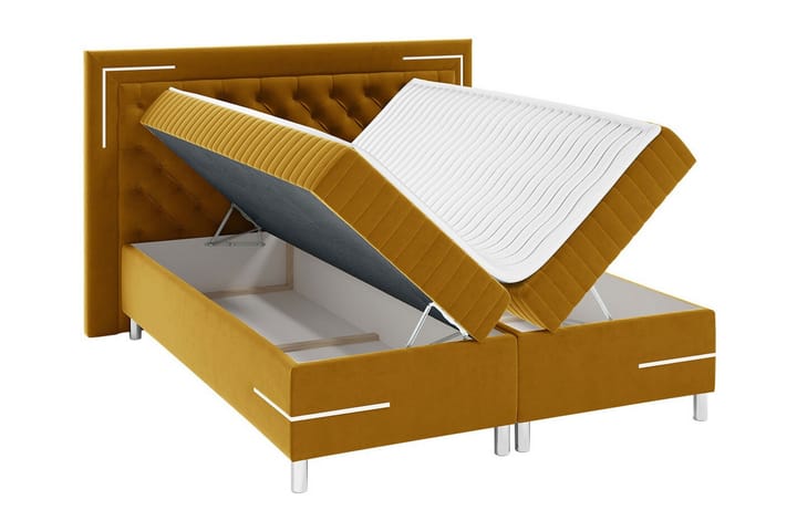 Sängynrunko Lillsel 200x200 cm - Beige - Sänkykehikot & sängynrungot