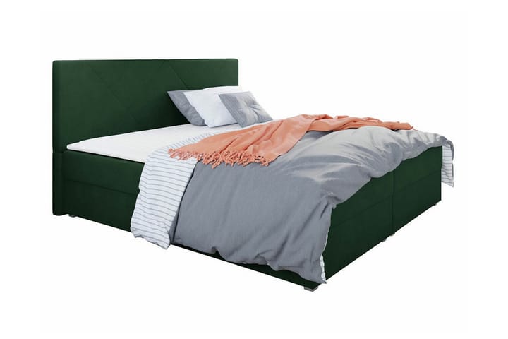 Sängynrunko Midfeld 160x200 cm - Tummanvihreä - Sänkykehikot & sängynrungot