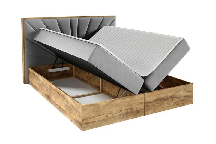 Sängynrunko Oberting 120x200 cm - Vihreä/ruskea - Sänkykehikot & sängynrungot