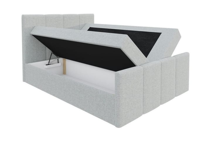 Sängynrunko Ripon 120x200 cm - Vaaleanharmaa - Sänkykehikot & sängynrungot