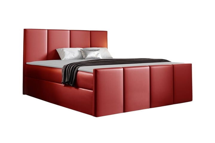 Sängynrunko Ripon 120x200 cm - Punainen - Sänkykehikot & sängynrungot