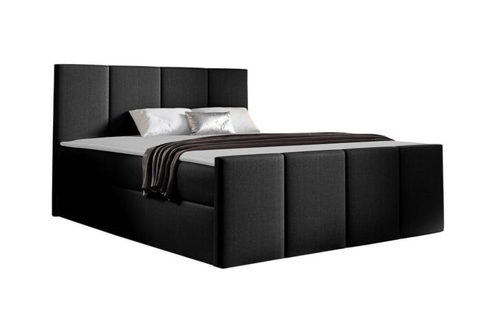 Sängynrunko Ripon 160x200 cm - Musta - Sänkykehikot & sängynrungot