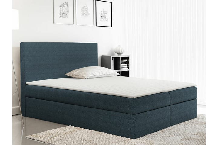 Sängynrunko Pries 120x200 cm - Tummanvihreä/Sininen - Sänkykehikot & sängynrungot