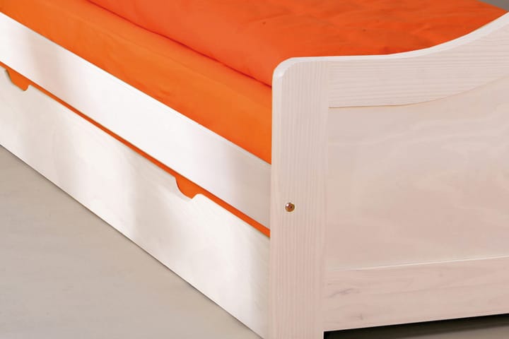 Päivävuode Morrow 90x190 - Valkoinen - Sänkykehikot & sängynrungot