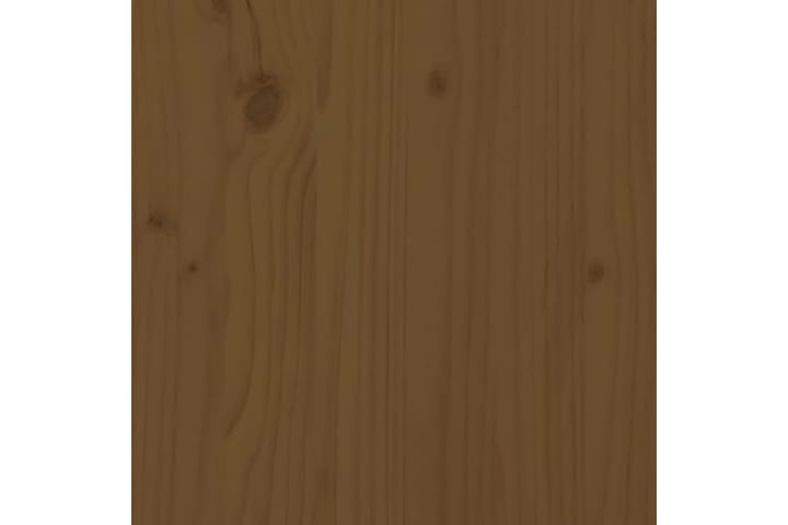Sängynrunko hunajanruskea 120x200 cm täysi puu - Ruskea - Sänkykehikot & sängynrungot
