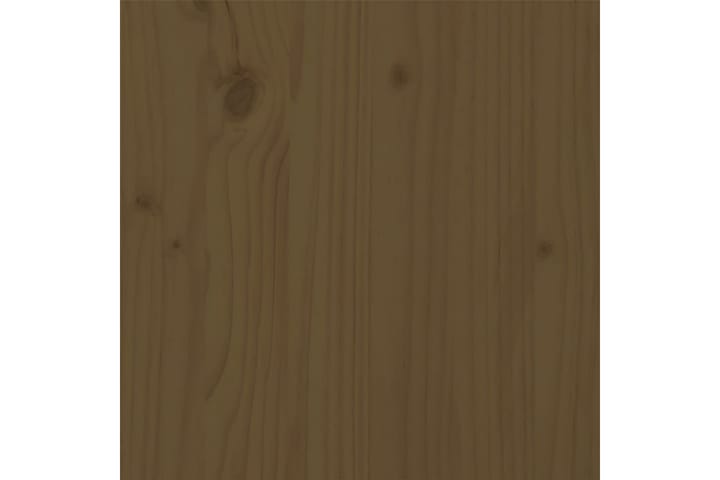 Sängynrunko hunajanruskea täysi puu 140x200 cm - Ruskea - Sänkykehikot & sängynrungot
