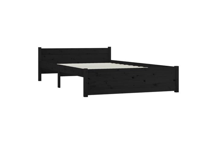 Sängynrunko laatikoilla musta 160x200 cm - Musta - Sänkykehikot & sängynrungot