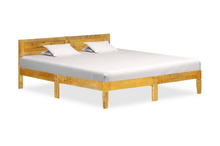 Sängynrunko täysi mangopuu 180 cm - Ruskea - Sänkykehikot & sängynrungot