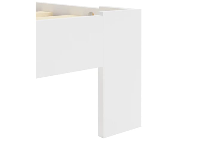 Sängynrunko valkoinen mänty 140x200 cm - Valkoinen - Sänkykehikot & sängynrungot