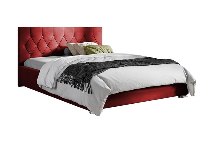 Sänky 147x222 cm - Punainen - Sänkykehikot & sängynrungot