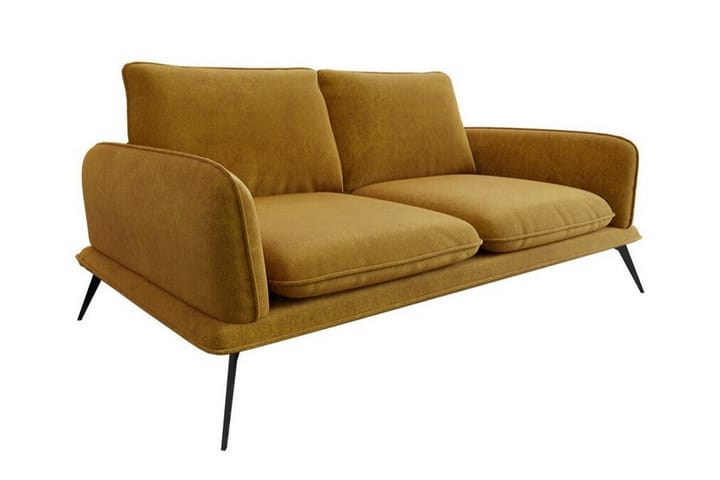 2:n ist Sohva Graystone - Keltainen - 2:n istuttava sohva - Sohva