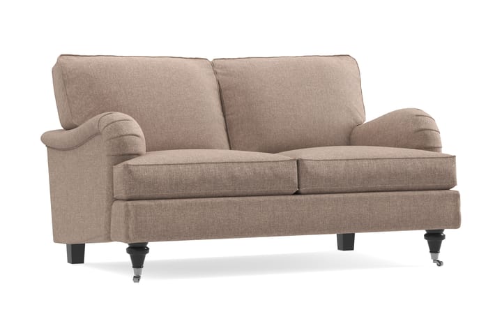 Sohva Oxford Classic 2:n ist - Tummabeige - 2:n istuttava sohva - Howard-sohvat