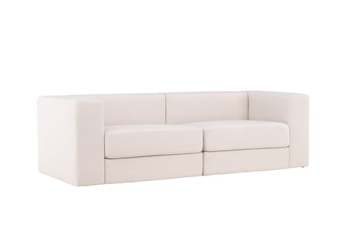 3:n ist Sohva Lumi - Valkoinen - 3:n istuttava sohva - Sohva