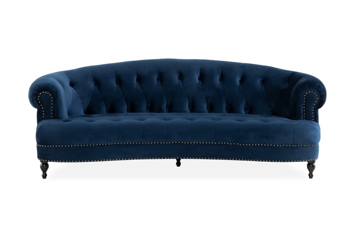 3:n ist Sohva Petitfils - Sininen - Howard-sohvat - 3:n istuttava sohva