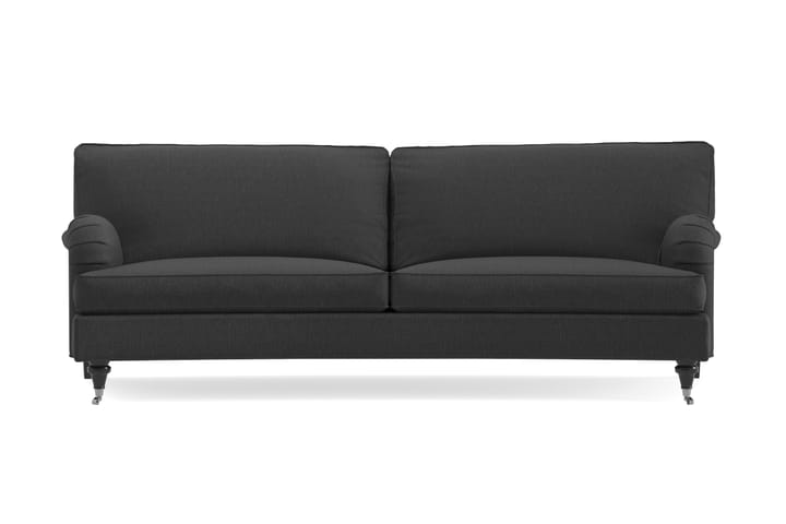 Sohva Oxford Classic 2,5:n ist Kaareva - Tummanharmaa - 3:n istuttava sohva - Howard-sohvat