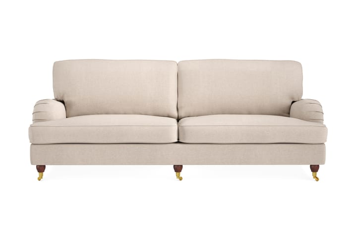 Sohva Oxford Lyx 4:n ist - Beige - Howard-sohvat - 4:n istuttava sohva