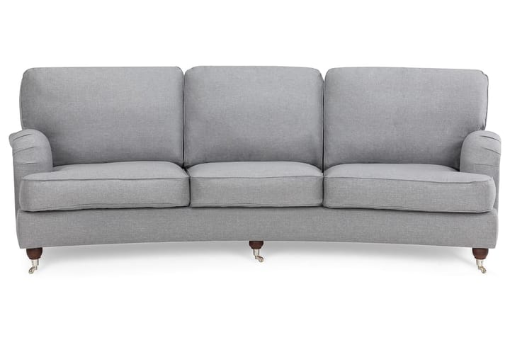 Sohva Oxford Lyx 4:n ist Kaareva - Turkoosi - Howard-sohvat - 4:n istuttava sohva