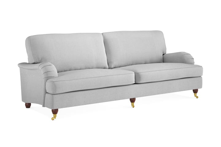 Sohva Oxford Lyx 4:n ist - Vaaleanharmaa - Howard-sohvat - 4:n istuttava sohva