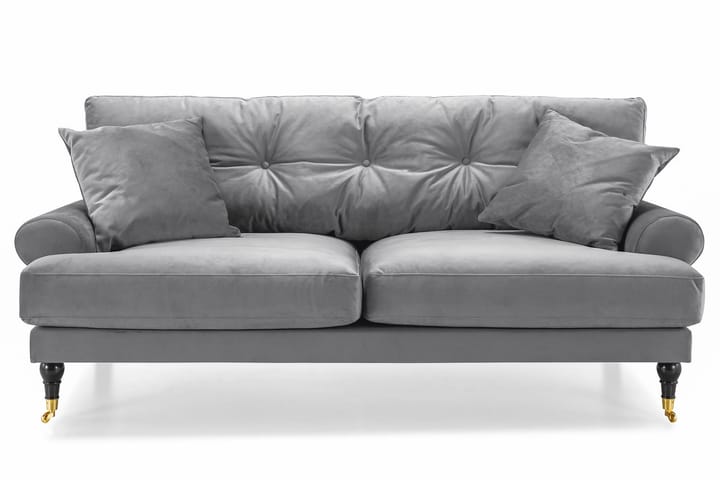 Sohva Webber 2:n ist - Tummanharmaa - 2:n istuttava sohva - Howard-sohvat