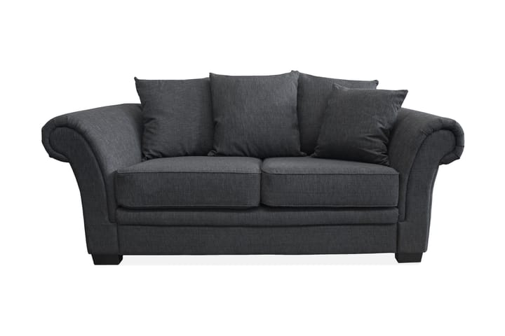 Sohva Aspen 2:n ist - Tummanharmaa - 2:n istuttava sohva - Howard-sohvat