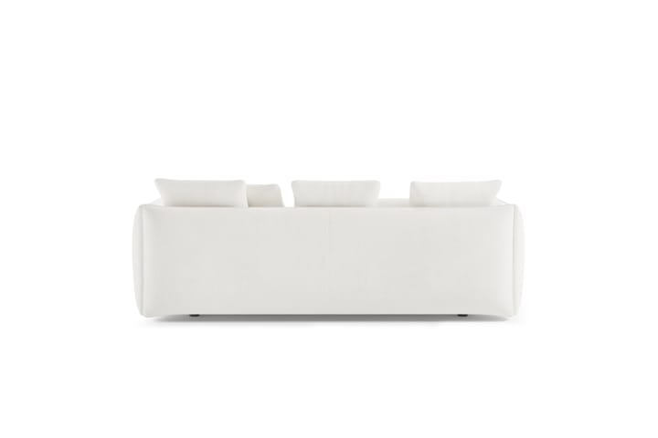 Sohva Gasper 3:n ist - Valkoinen - 3:n istuttava sohva - Sohva