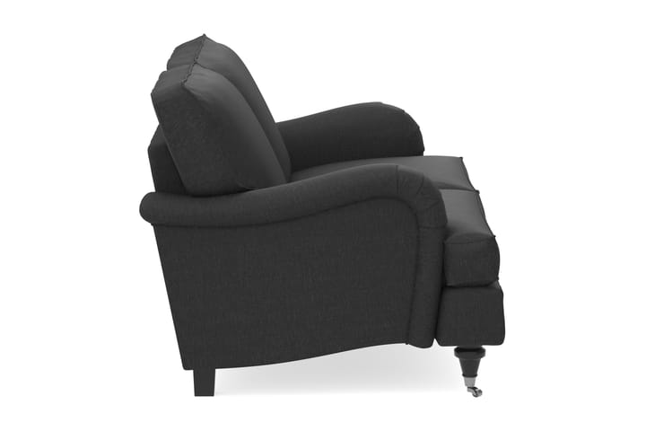 Sohva Oxford Classic 2:n ist - Tummanharmaa - 2:n istuttava sohva - Howard-sohvat