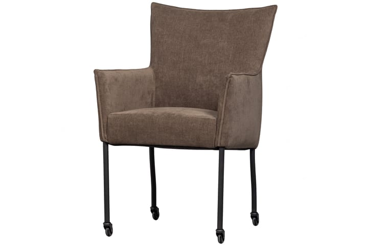 Käsinojatuoli Against - Ruskea - Ruokapöyd�än tuolit - Meikkituoli - Käsinojallinen tuoli