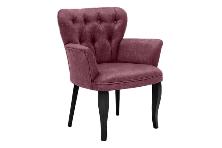 Käsinojatuoli Jalacea - Dusty Rose - Ruokapöydän tuolit - Meikkituoli - Käsinojallinen tuoli