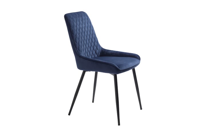 Karmituoli Iniesta - Sininen - Meikkituoli - Käsinojallinen tuoli - Ruokapöydän tuolit