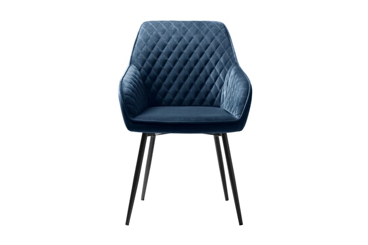 Karmituoli Iniesta - Sininen - Ruokapöydän tuolit - Meikkituoli - Käsinojallinen tuoli