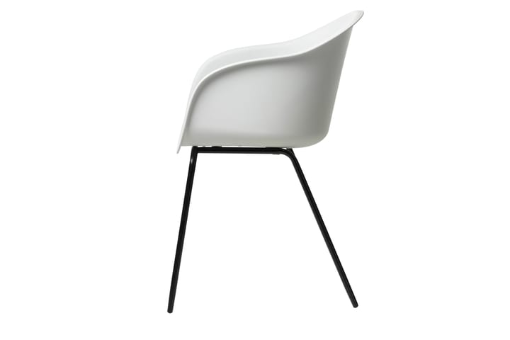 Karmituoli Kirko - Valkoinen - Ruokapöydän tuolit - Meikkituoli - Käsinojallinen tuoli