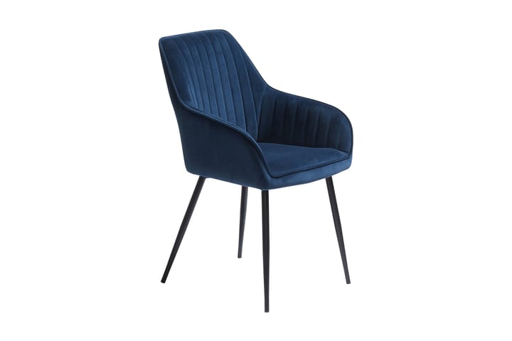 Karmituoli Saladdin - Sininen - Meikkituoli - Käsinojallinen tuoli - Ruokapöydän tuolit