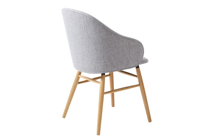 Karmituoli Yalatif - Harmaa - Ruokapöydän tuolit - Meikkituoli - Käsinojallinen tuoli