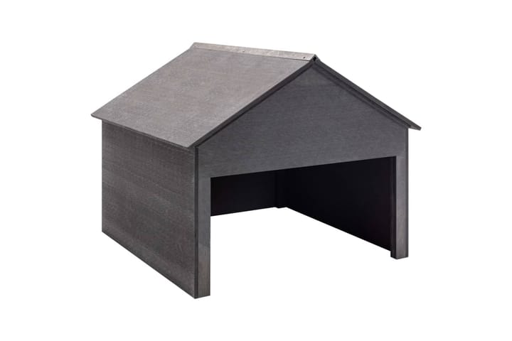 Ruohonleikkurin katos harmaa 80x80x70 cm WPC - Ruokapöydän tuolit - Käsinojallinen tuoli - Meikkituoli