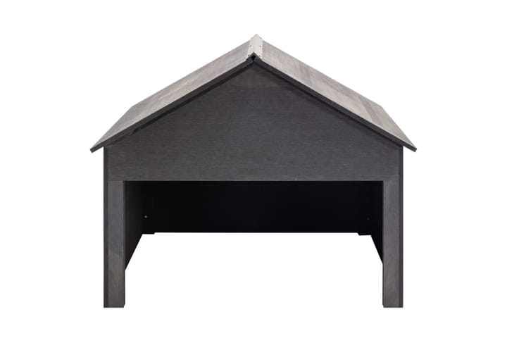 Ruohonleikkurin katos harmaa 80x80x70 cm WPC - Ruokapöydän tuolit - Käsinojallinen tuoli - Meikkituoli