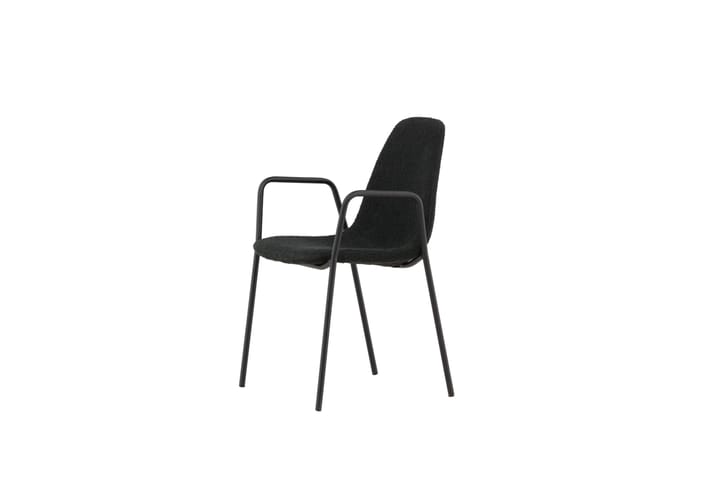 Nojatuoli Klädesholmen Musta - Vind - Ruokapöydän tuolit - Meikkituoli - Käsinojallinen tuoli