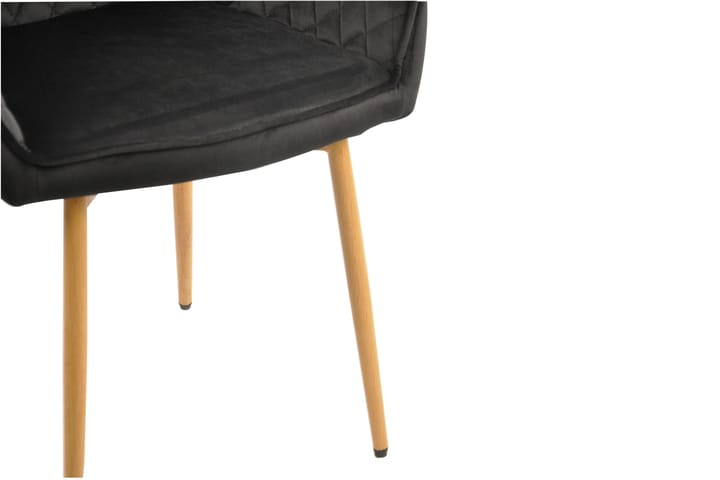Nojatuoli Olingdal - Musta - Ruokapöydän tuolit - Meikkituoli - Käsinojallinen tuoli