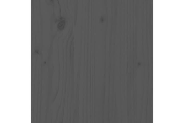 beBasic Kenkäpenkki harmaa 110x38x45,5 cm täysi mänty - Harmaa - Kenkäteline penkillä - Eteisen säilytys