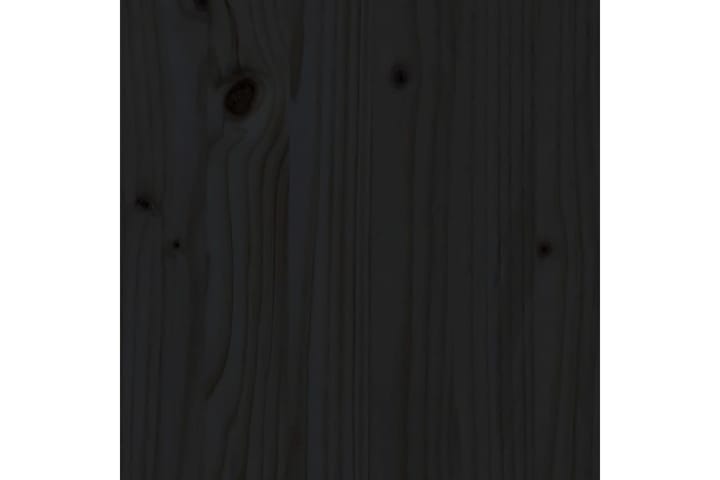 beBasic Kenkäpenkki musta 110x38x45,5 cm täysi mänty - Musta - Kenkäteline penkillä - Eteisen säilytys